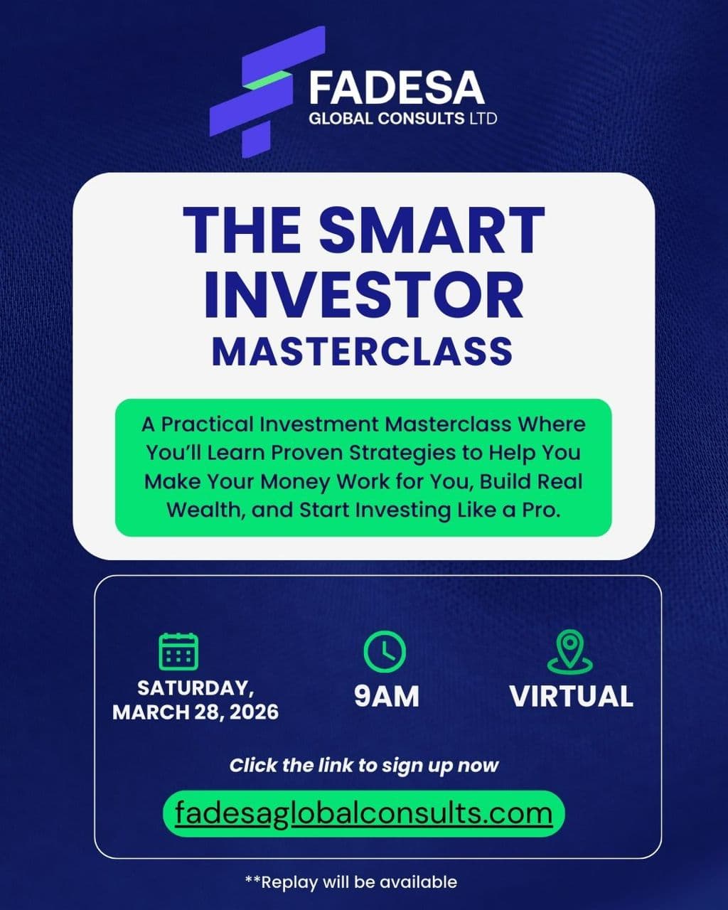 The Smart Investor Masterclass